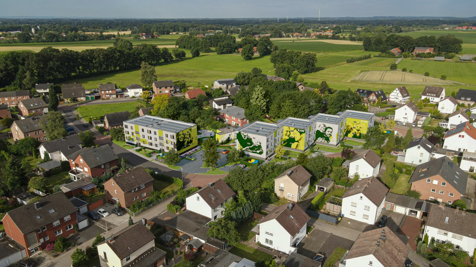 Visualisierung aus der Vogelperspektive